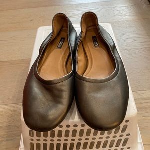 Ecco Ballet flats (bronze)